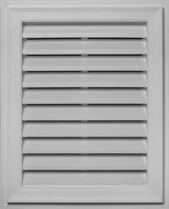 Mid-America 12"x18" GableMaster Rectangular Vent, White (5 Pack)